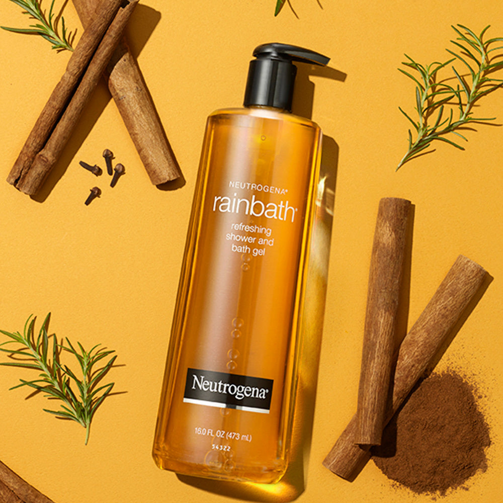 [Neutrogena] Neutrogena Rain Bath Original Amber Body Wash 473mL