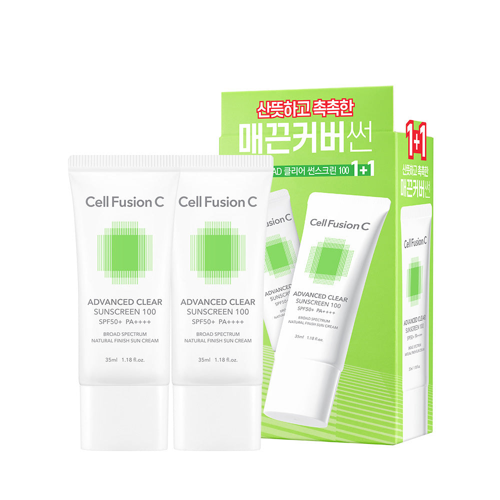 [Cell Fusion C] Cellfusion C Advanced Clear Sunscreen 35ml Double Special Set
