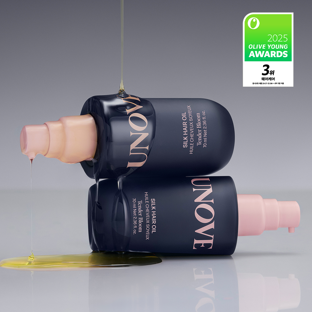 [UNOVE] Anob Silk Hair Oil Essence 70ml (Tender Bloom/Warm Petal)