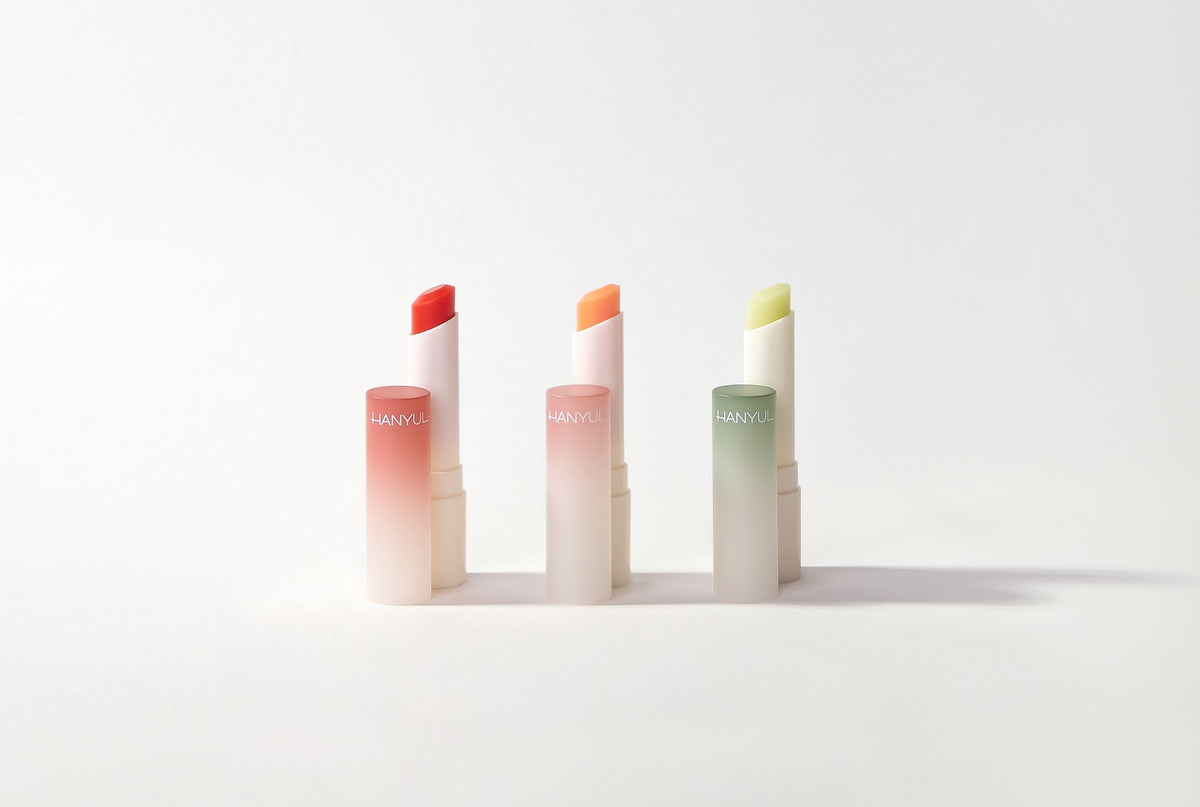 [Hanyul] Hanyul’s 3 types of natural lip balms (porcelain/red rice/mugwort)