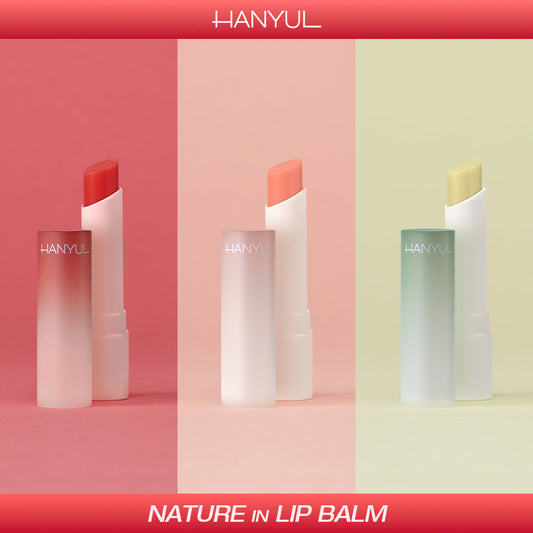 [hanyul] Hanyul’s 3 types of natural lip balms (porcelain/red rice/mugwort)