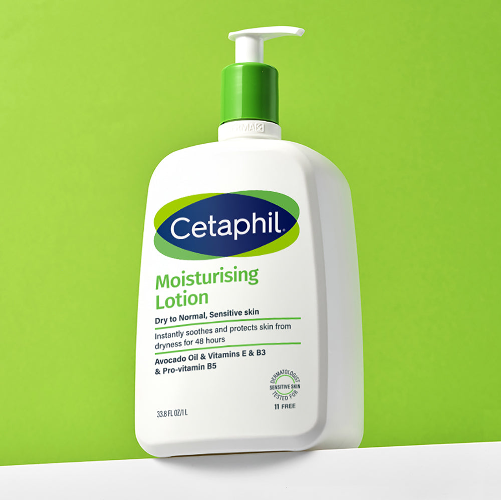 [Cetaphil] Cetaphil Moisturizing Lotion 1L (+ MagSafe Card Wallet)