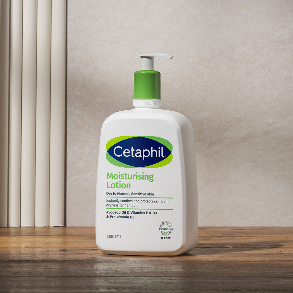[Cetaphil] Cetaphil Moisturizing Lotion 1L (+ MagSafe Card Wallet)