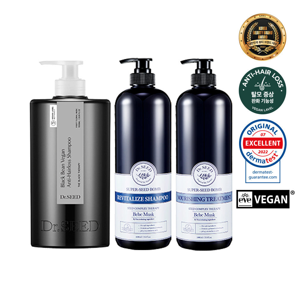 [DR.SEED] Dr. Seed Super Seed Balm Shampoo/Treatment 1000ml 3 types, choose 1