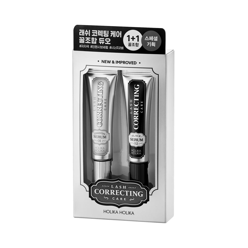 [HOLIKA HOLIKA] Holika Holika Lash Correcting Care Eyelash Nutrient Double Set (Honey Combination/1+1)