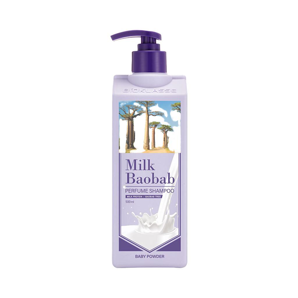 [milkbaobab] Milk Baobab Perfume Shampoo Double Special Baby Powder (500ml*2 package)