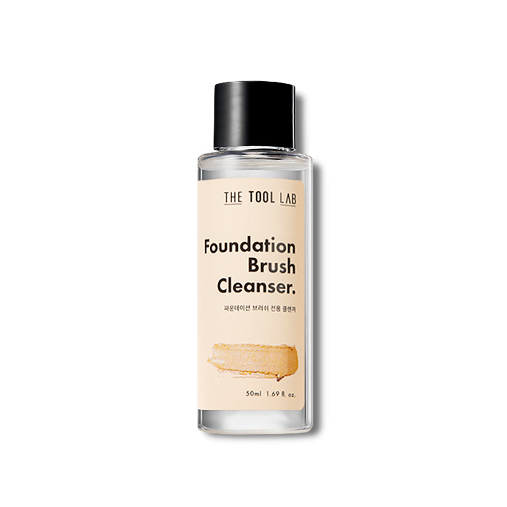 [the tool lab] The Tool Lab 105 Foundation Brush Plan (Brush + Foundation Brush Cleanser)
