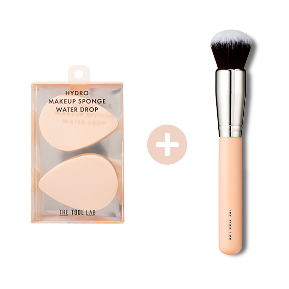 [the tool lab] The Tool Lab Hydro Sponge Project (2 water drops included + 106 foundation brush)