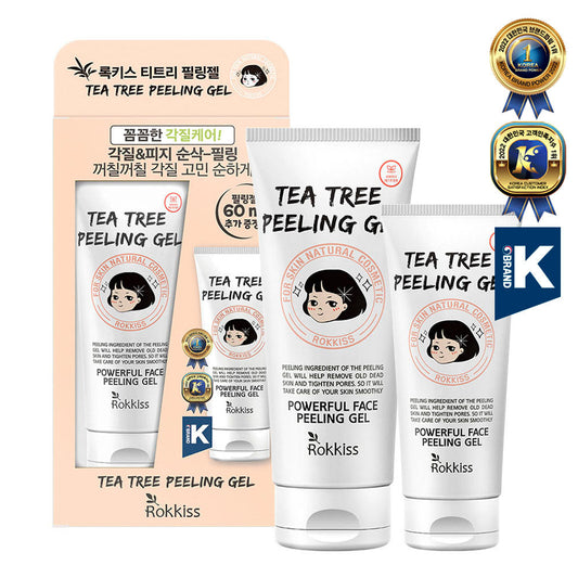 [Rokkiss] Rockies Tea Tree Peeling Gel (main product 120ml + 60ml additional gift)