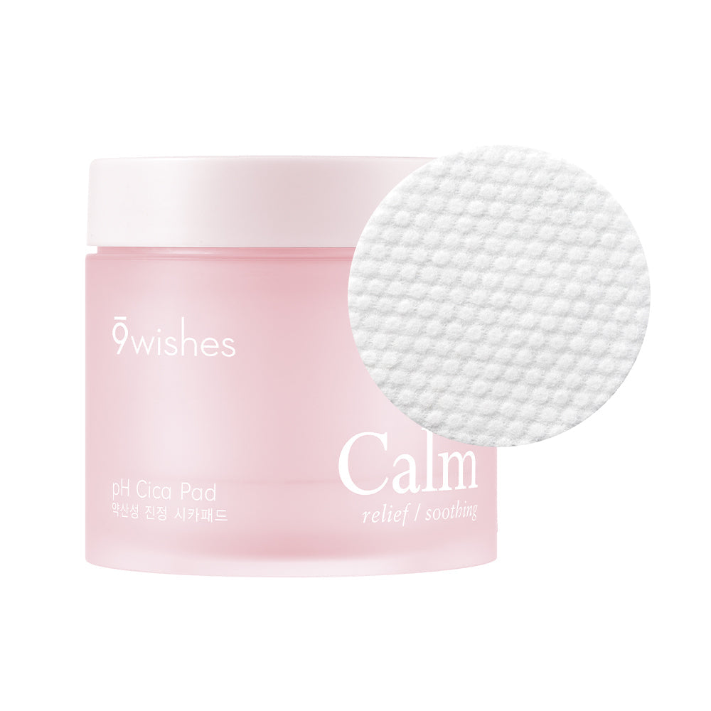 [Nine Wishes] Nine Wishes pH Calm Cica Toner Pad 70 sheets