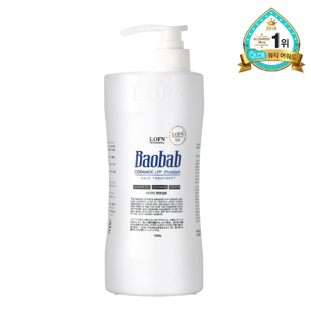 [L.O.F.N.] Lopen Baobab Ceramide LPP Premium Hair Treatment 1000g
