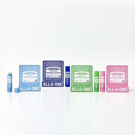 [DR.BRONNERS] Dr. Bronner's Organic Lip Balm 4g, 4 types, choose 1