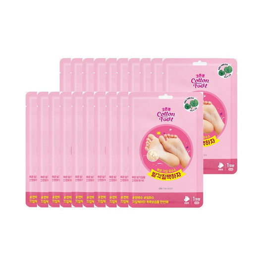 [ON:THE BODY] On the Body Cotton Foot Dead Skin Pack Let’s Foot Peeling Pack 20P Large Capacity
