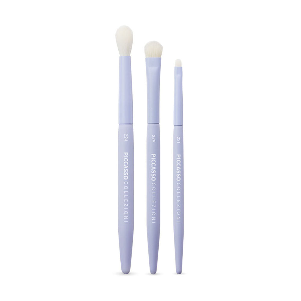 [PICCASSO] Picasso Collezioni Purple Edition 3-piece eyeshadow brush set