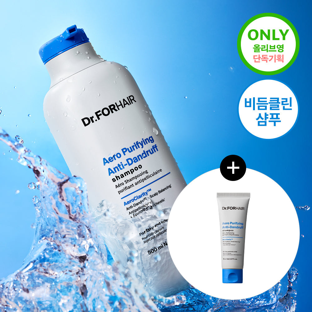 [Dr.forhair] Dr. For Hair Aero Purifying Anti-Scalp flakes Scalp flakes Shampoo 400ml Special (+70ml)