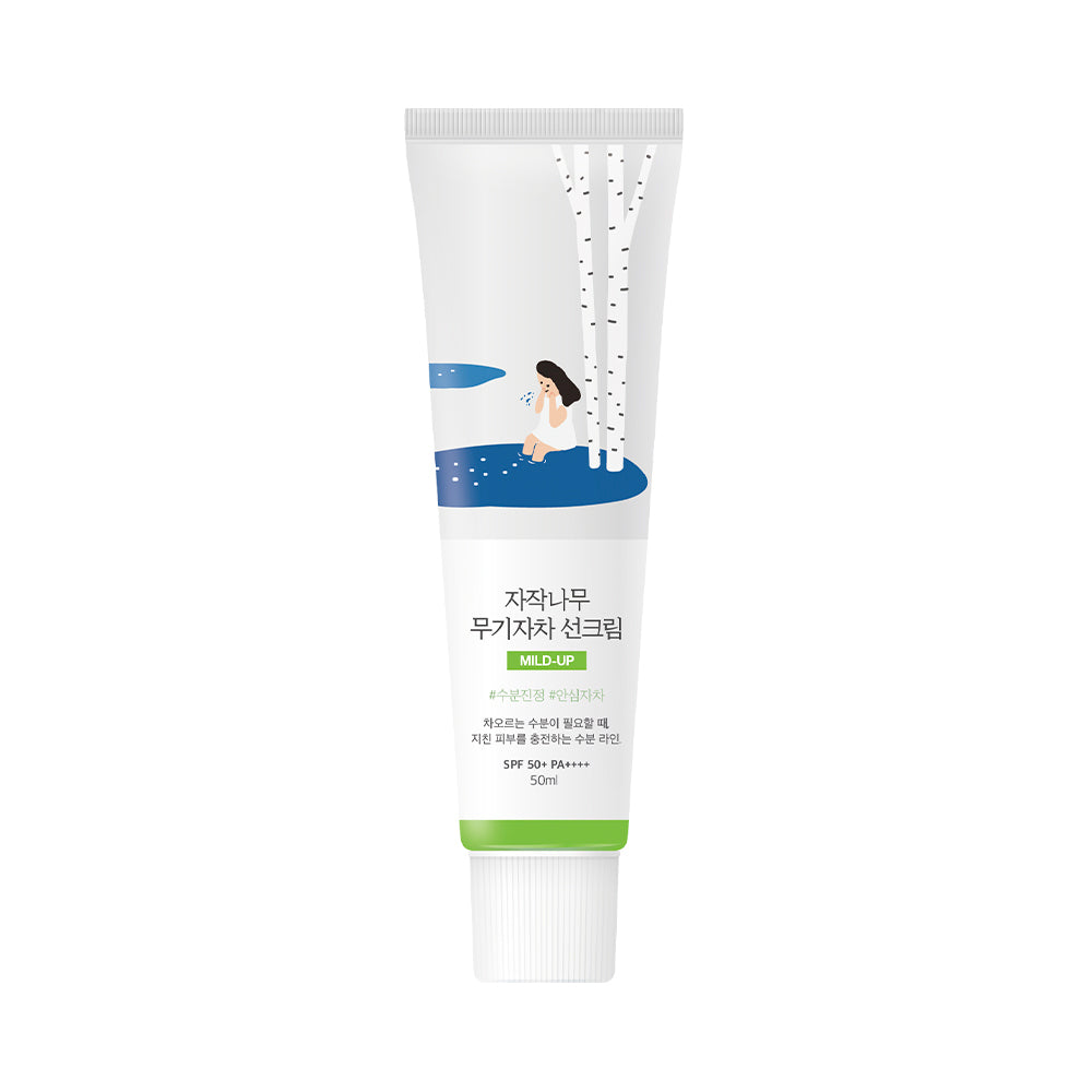 [Round Lab] Round Lab Birken Saft Anorganischer Sonnenschutz 50ml Spezial (+ Cleanser 20ml)