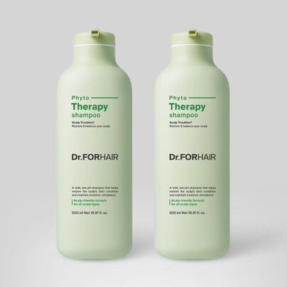 [Dr.forhair] Dr. For Hair Phytotherapy Shampoo Double Plan 500ml+500ml (Sensitive scalp soothing, hypoallergenic pregnant women shampoo)
