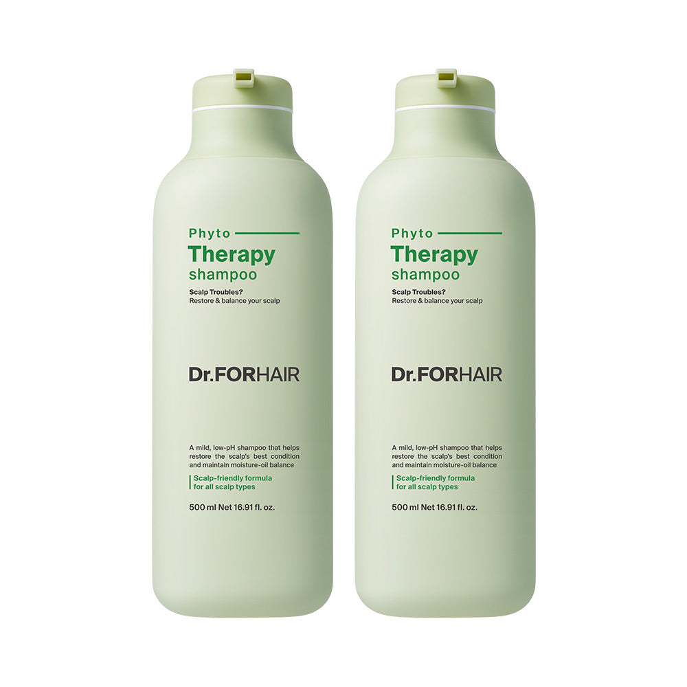 [Dr.forhair] Dr. For Hair Phytotherapy Shampoo Double Plan 500ml+500ml (Sensitive scalp soothing, hypoallergenic pregnant women shampoo)