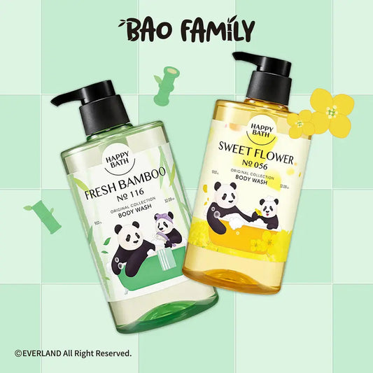 [Happybath] Happy Bath Original Collection Large Capacity Mildly Acidic Body Wash 910G 8 types