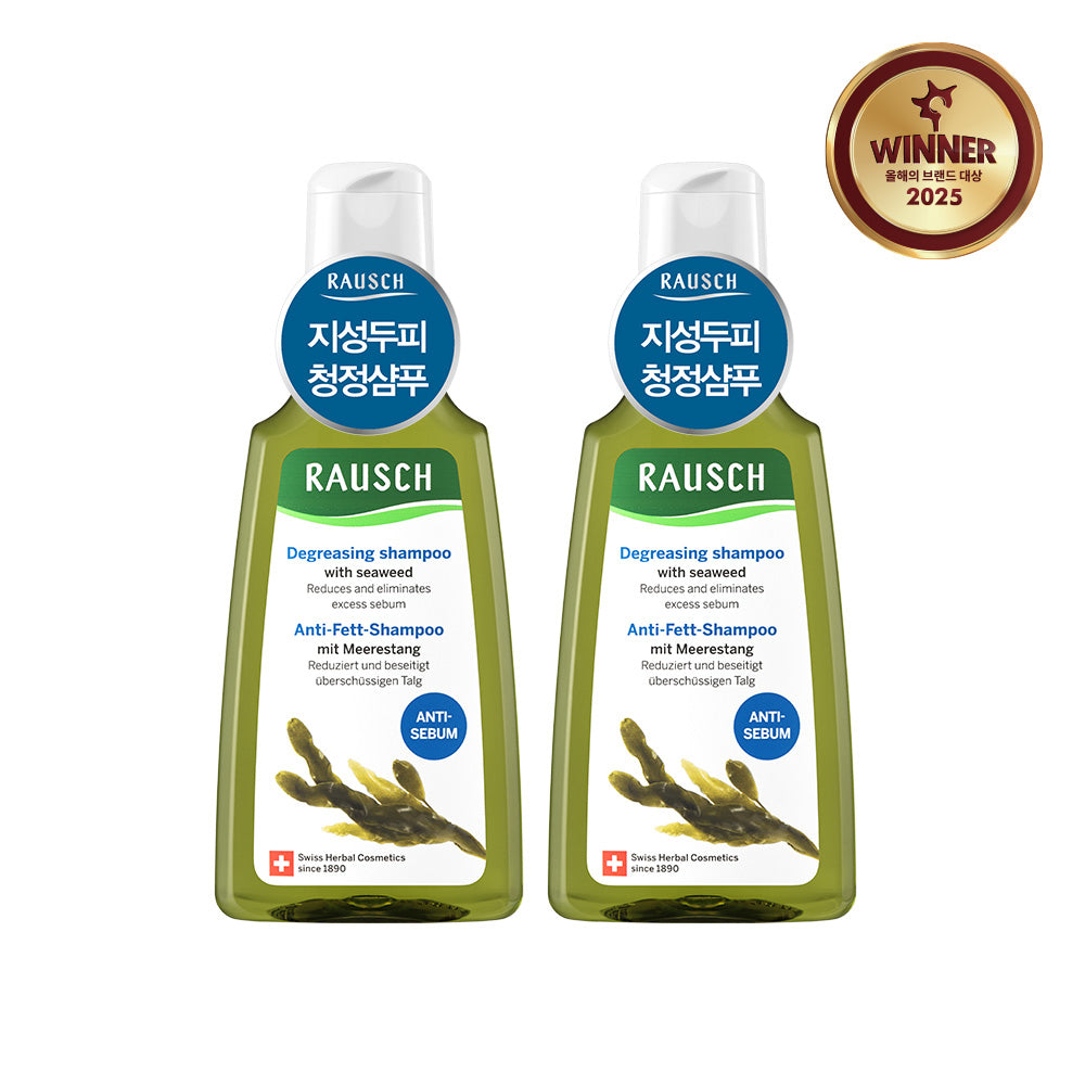 [Rausch] Rausch Seaweed Degreasing Shampoo 200ml Duo Planning (200ml+200ml)