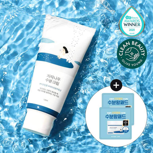 [Round Lab] Round Lab Birch Moisture Cream 120ml Special (+4 moisture pads)
