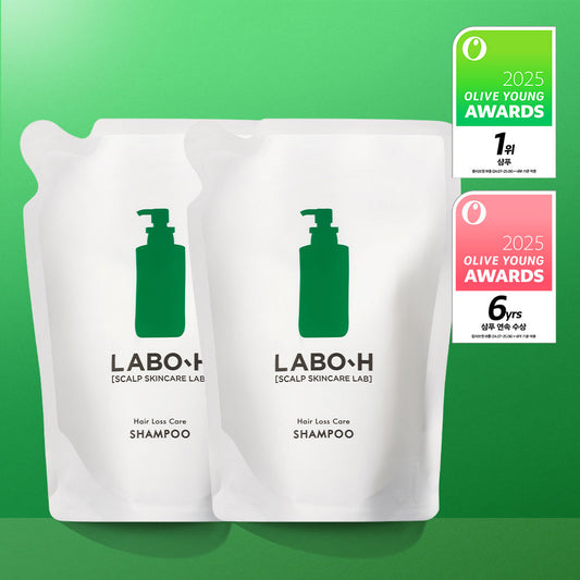 [LABO.H] LaboH Volume & scalp care Shampoo Scalp Strengthening Refill Pack 333ML*2 Pack Special