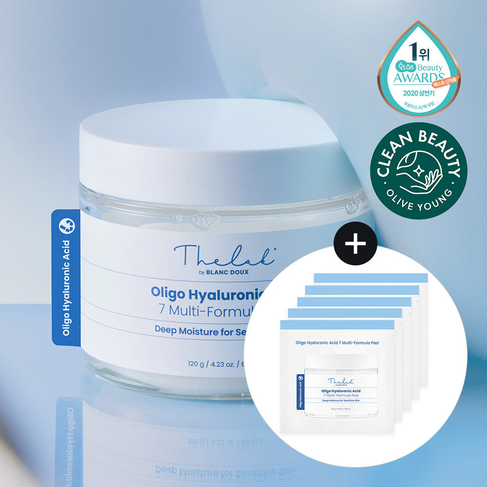 [The Lab by Blanc Doux] The Lab by Blanc Doux Oligo Hyaluronsäure 7 Multi Formula Pad 60 Stück Spezial (+10 Stück)