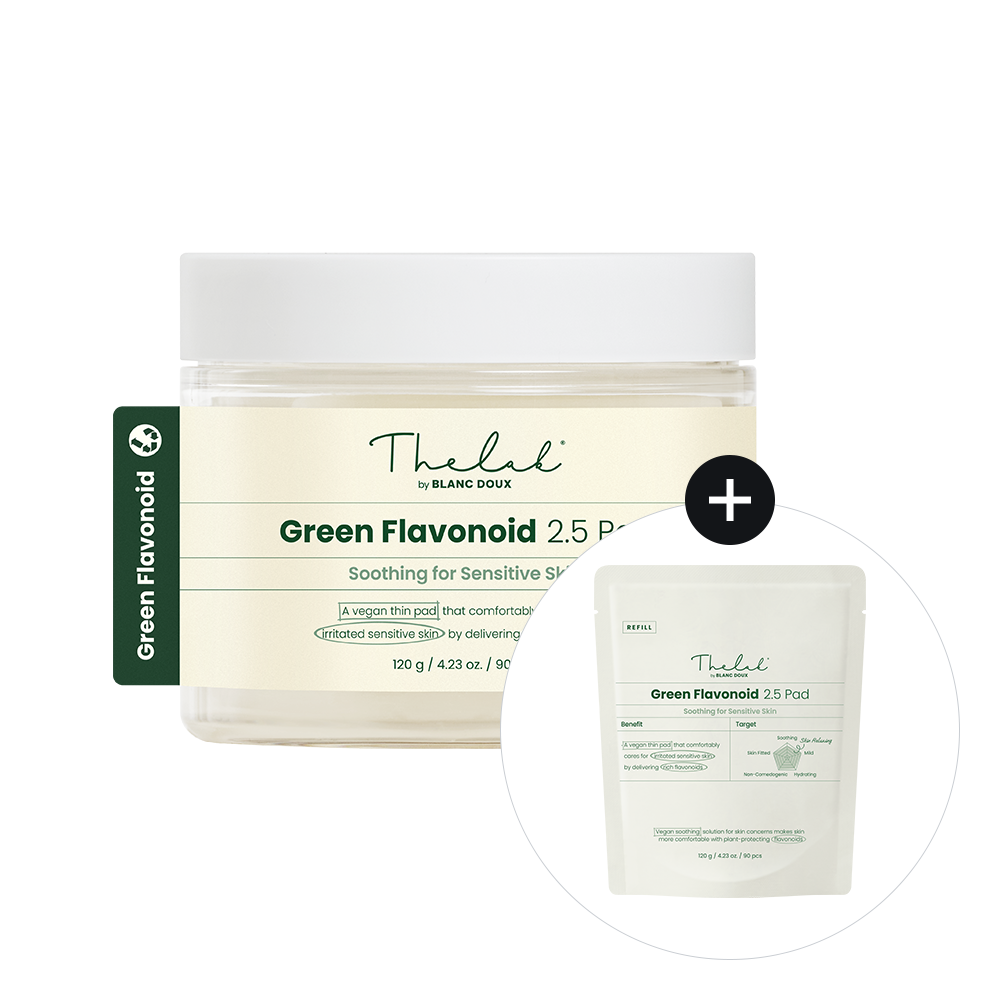 [the lab by blanc dou] The Lab by Blanc Do Green Flavonoid 2.5 Pad 90 Sheet Refill Special (+90 Sheets)