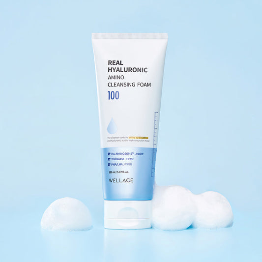 [wellage] Wellage Real Hyaluronic Amino Cleansing Foam 150ml