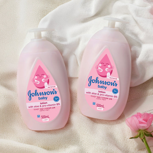 [Johnsons] Johnson's Baby Pink Lotion Double Plan 500ml+500ml
