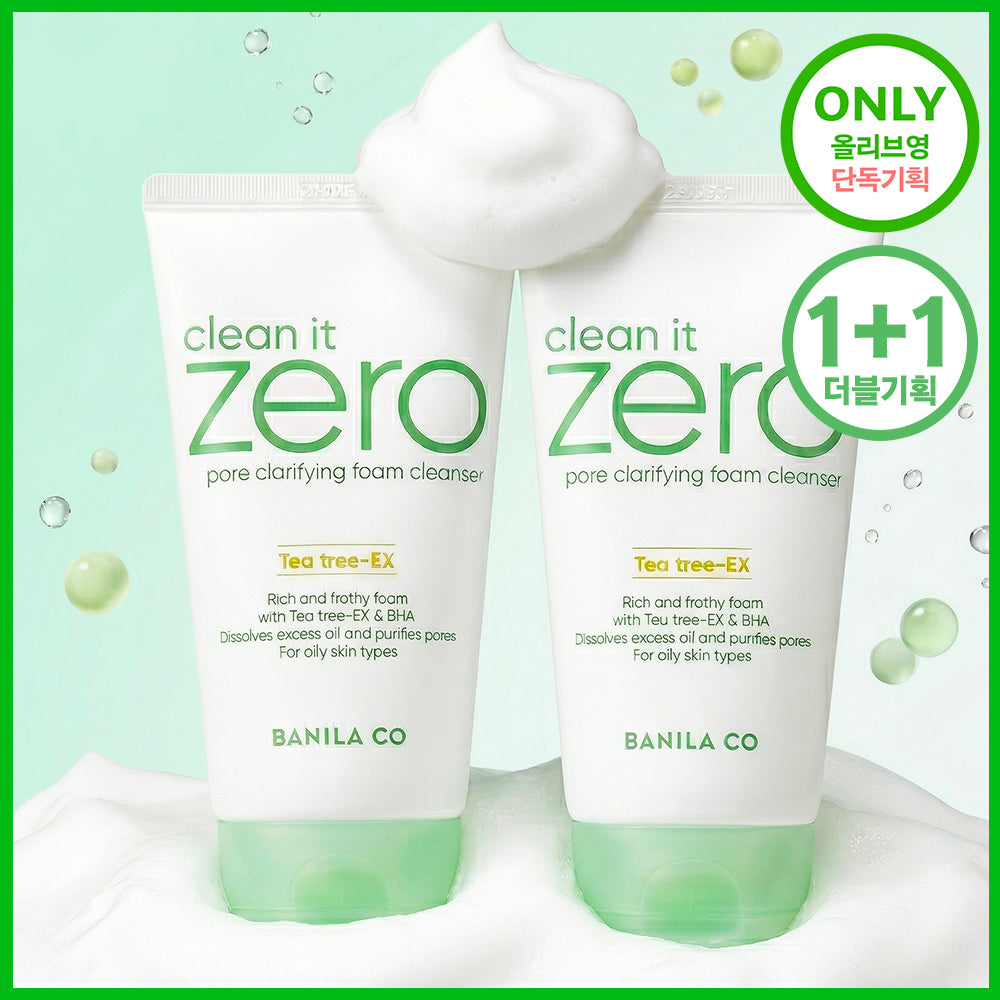 [banilaco] Banila Co. Clean It Zero Pore Clarifying Foam Cleanser 150ml Double Plan