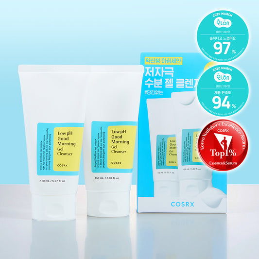 [COSRX] COSRX Mildly Acidic Good Morning Gel Cleanser 150ml Double Special