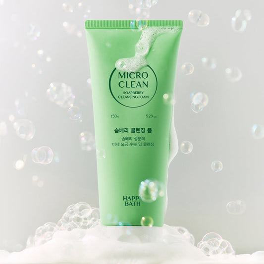 [Happybath] Happy Bath Micro Clean Soapberry Cleansing Foam 150G