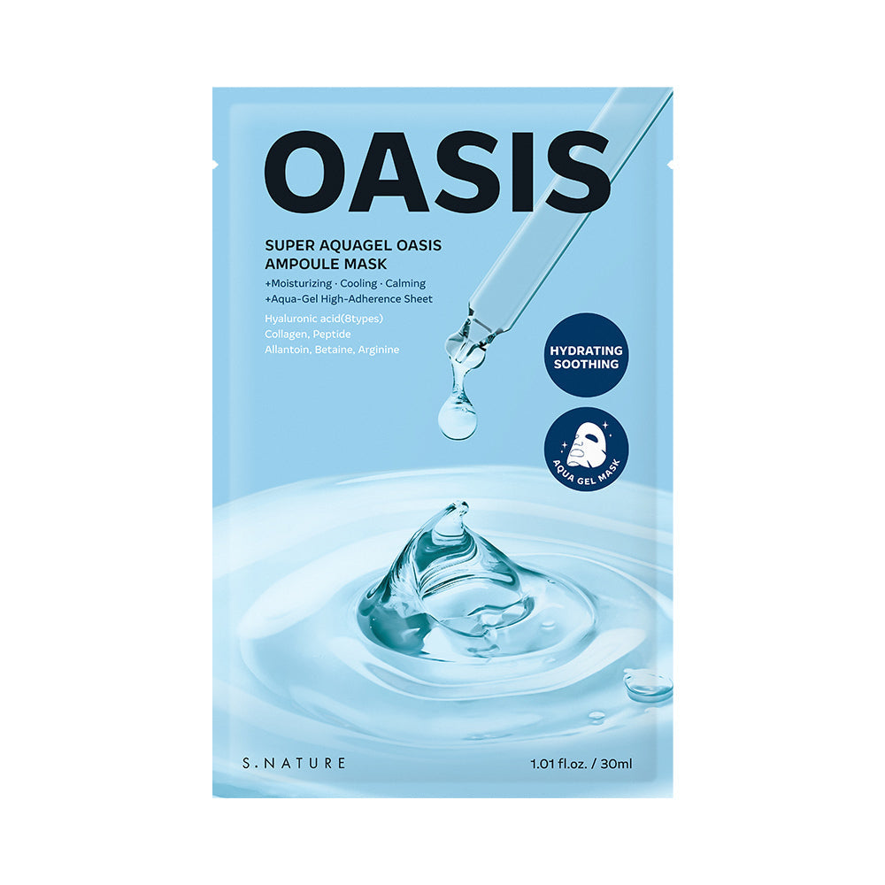 [S NATURE] S-Nature Super Aquagel Oasis Ampoule Mask 1ea