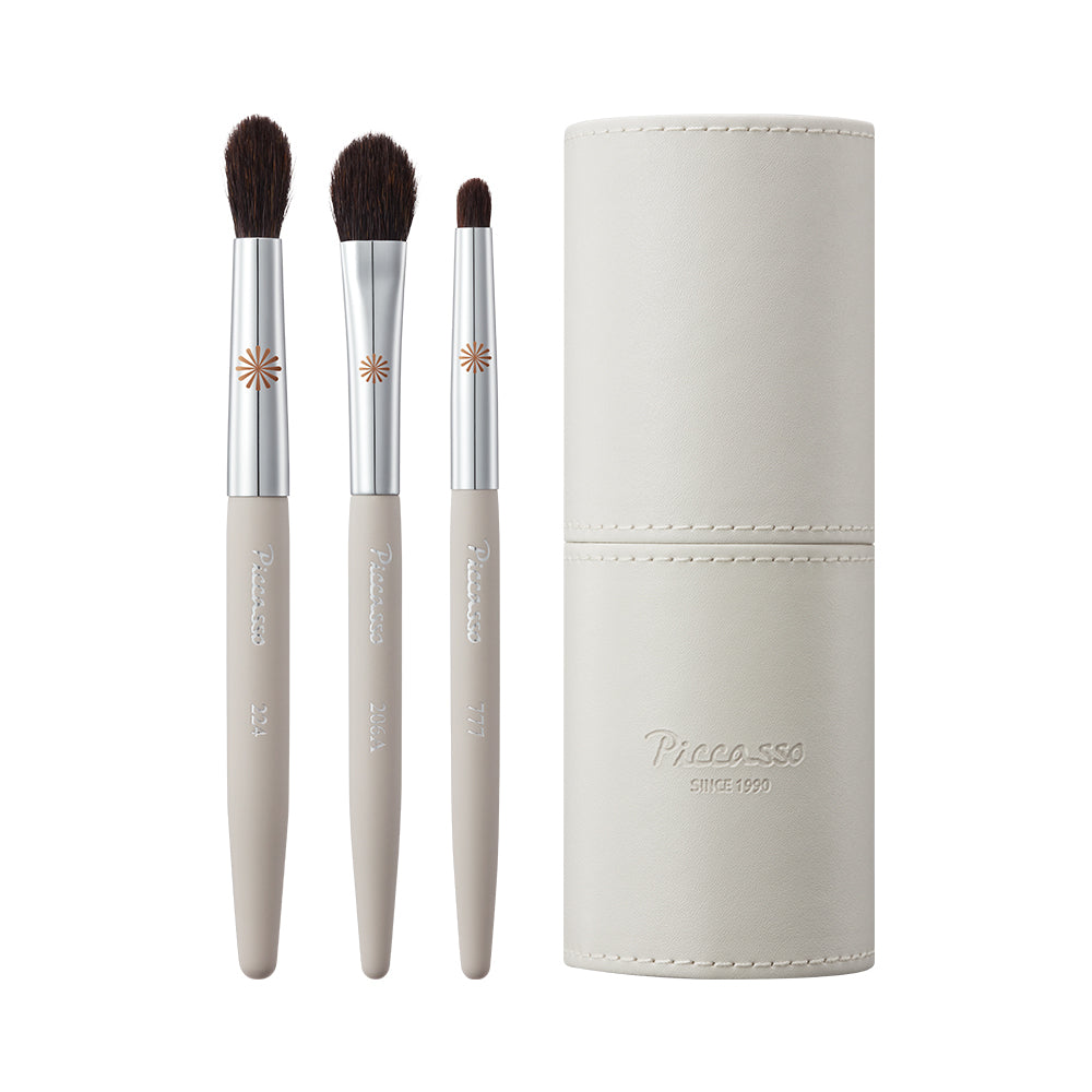 [PICCASSO] Picasso eyeshadow mini brush 3-piece set (shading, base shadow, bullet)