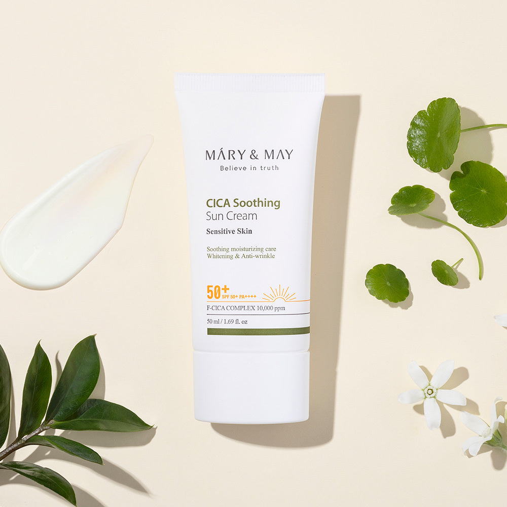 [MARY&MAY] マリーアンドメイ シカ スージング サンクリーム SPF50+ PA++++ 50ml