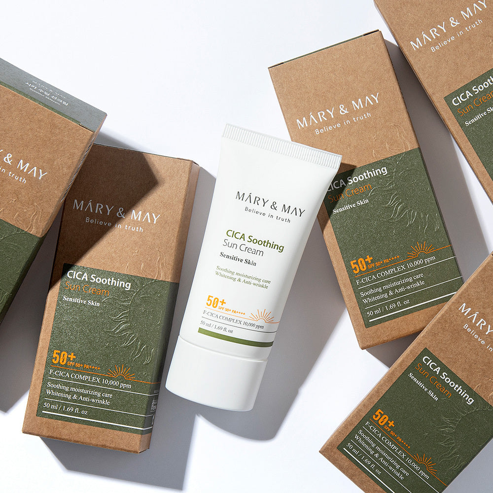 [MARY&MAY] マリーアンドメイ シカ スージング サンクリーム SPF50+ PA++++ 50ml