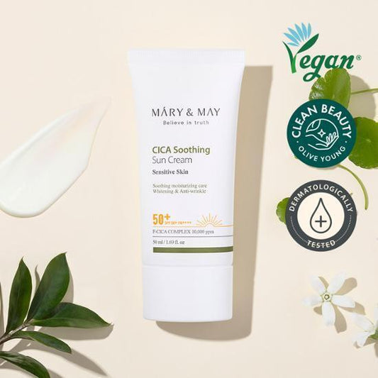 [MARY&MAY] Marienmay Cica Soothing Sun Cream SPF50+ PA++++ 50ml