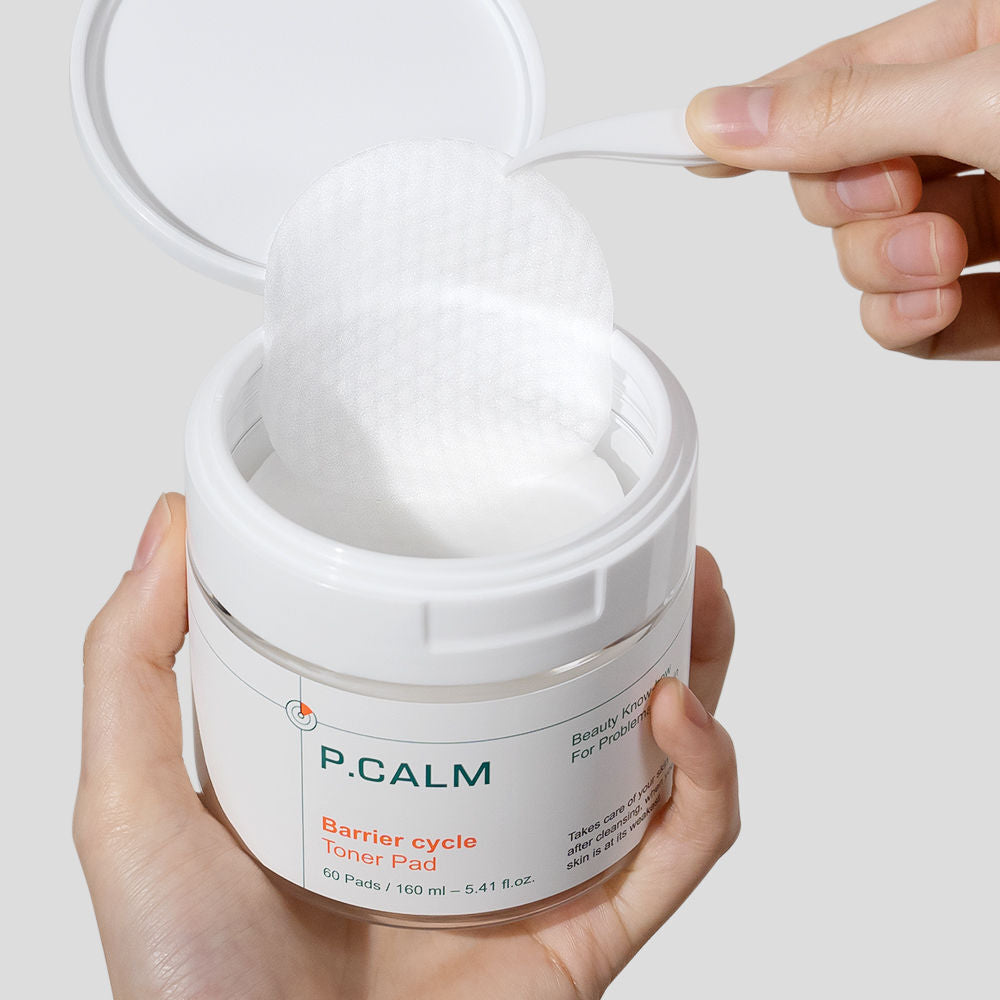 [p.calm] Picam Barrier Cycle Toner Pads 60 sheets