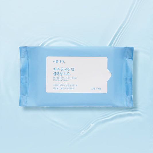 [Shingmulnara] Botanara Jeju Carbonated Water Deep Cleansing Tissues, 20 sheets
