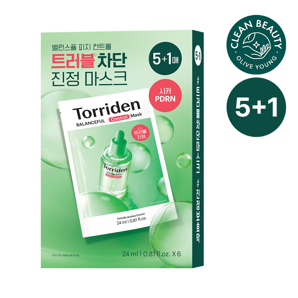 [Torriden] Toriden mask sheet 5+1 sheet 3 types (hydrating/soothing/brightening)