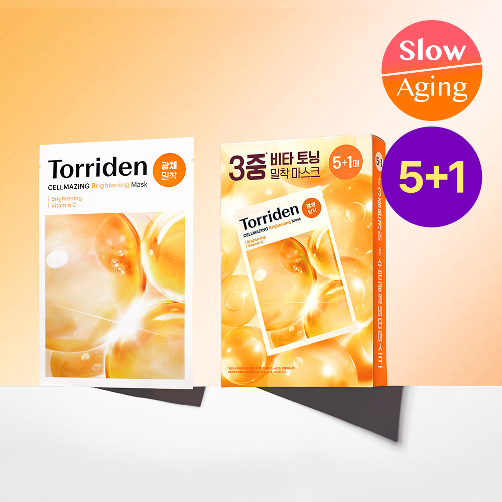 [Torriden] Toriden mask sheet 5+1 sheet 3 types (hydrating/soothing/brightening)