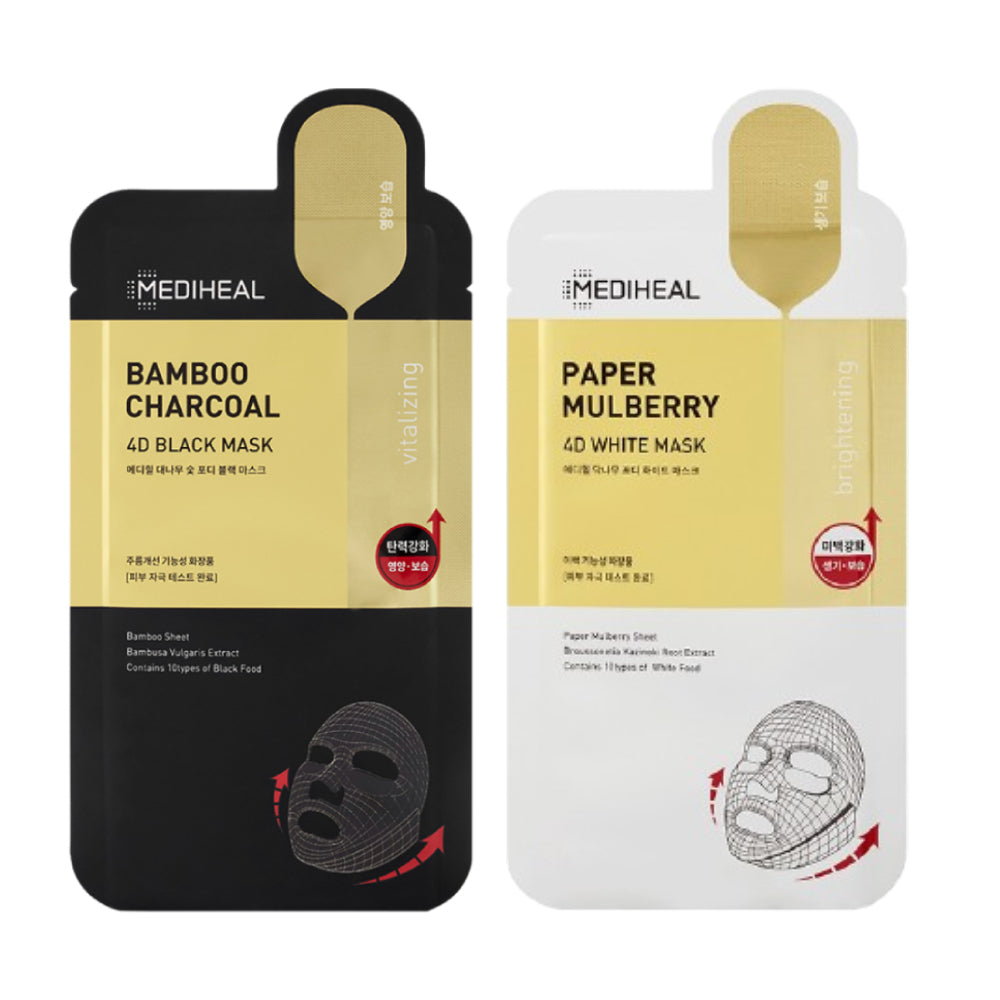 [mediheal] Mediheal Bamboo/Mulberry 4D Mask (1 sheet, 2 types, choose 1)