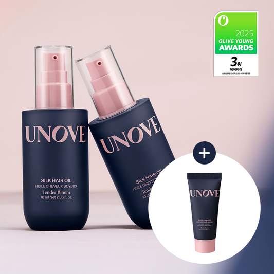 [UNOVE] Anob Silk Hair Oil Essence 70ml Double Plan