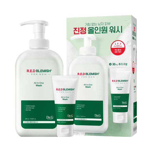 [Dr. G] Dr.G Red Blemish for Men All-in-One Wash 500ml Special (+30ml)