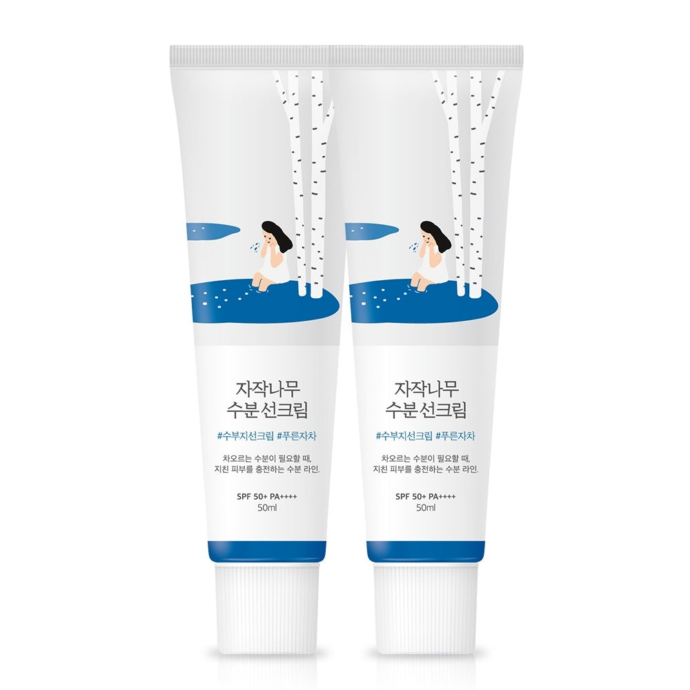 [Round Lab] Birch Moisture Sun Cream Duo (50ml x 2)
