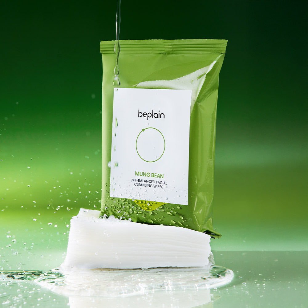 [beplain] Be-Plain Mung Bean Mildly Acidic Cleansing Water Tissues (20 sheets)