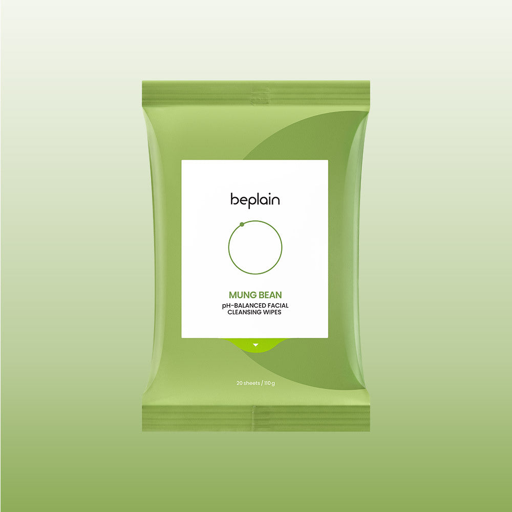[beplain] Be-Plain Mung Bean Mildly Acidic Cleansing Water Tissues (20 sheets)