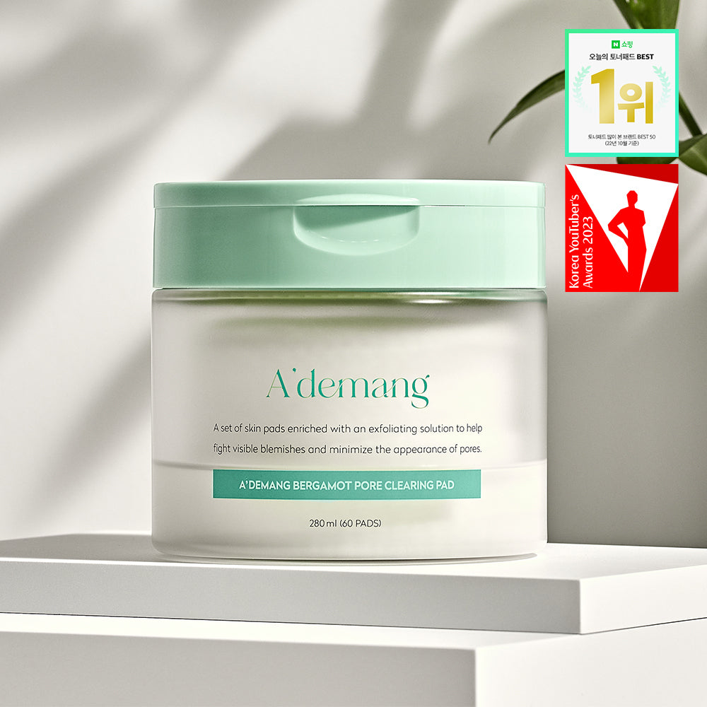 [Ademang] Adman Bergamot Pore Clearing Toner Pad 60 sheets