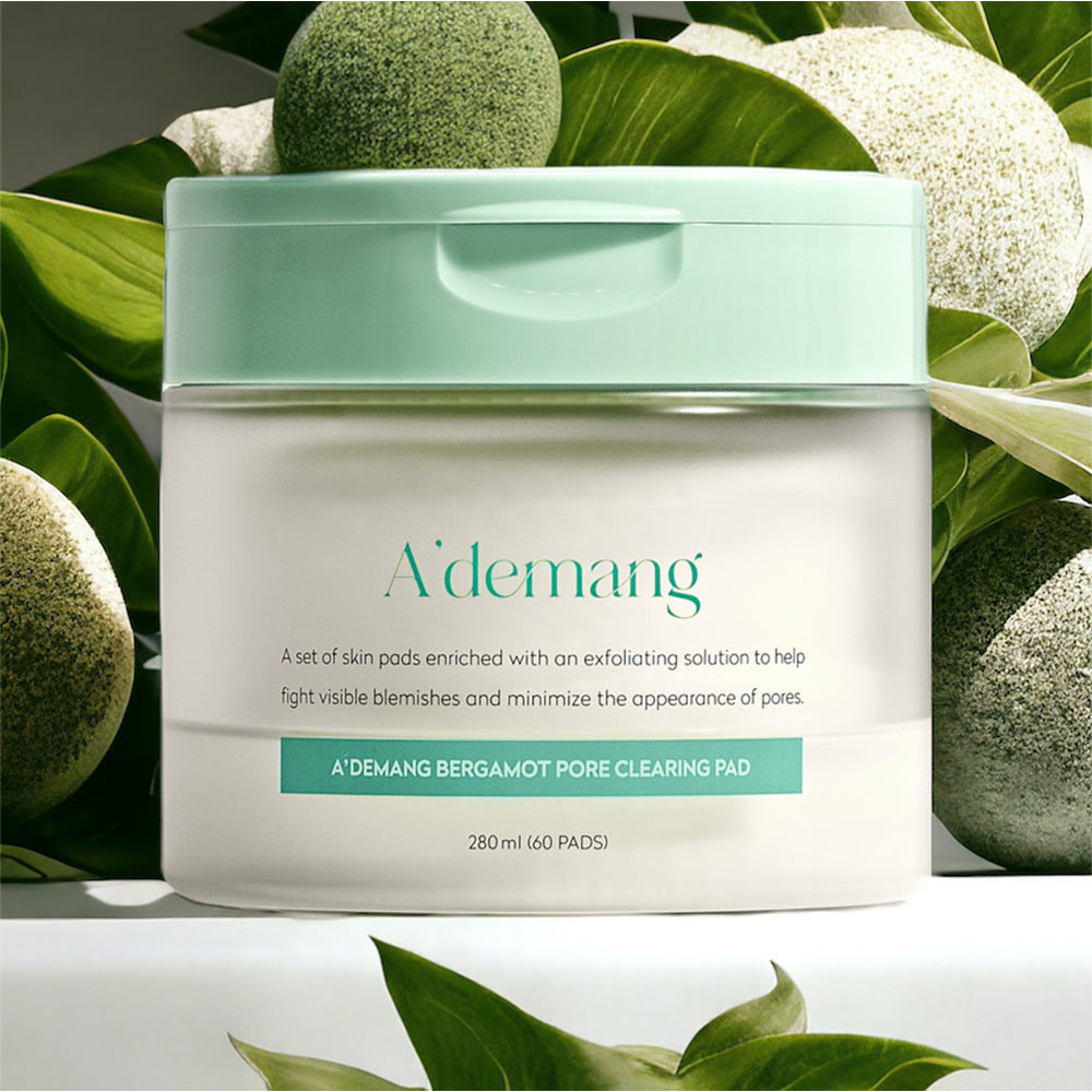 [Ademang] Adman Bergamot Pore Clearing Toner Pad 60 sheets